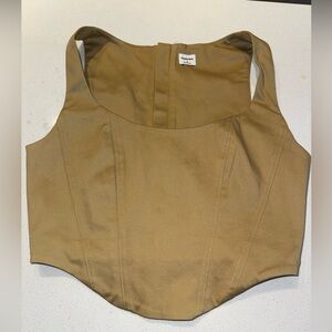 Sunday Best Tan Crop Top